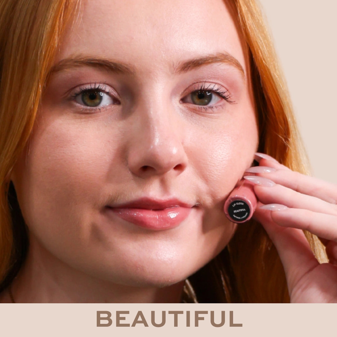 Natural Hydrating Lip Gloss (Organic Shine in 6 Colors)