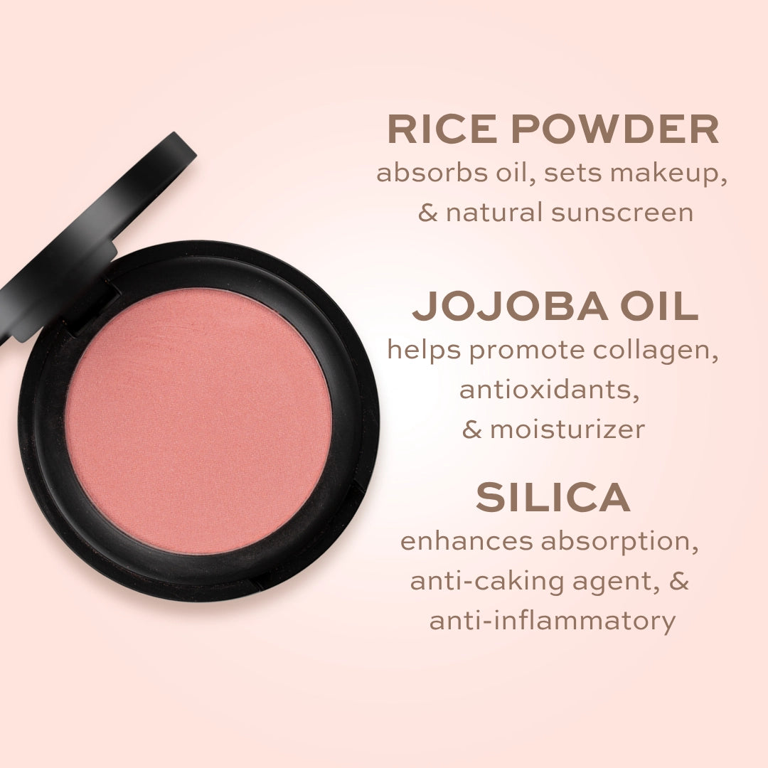 Pressed Mineral Blush – Organic, Vegan Compact